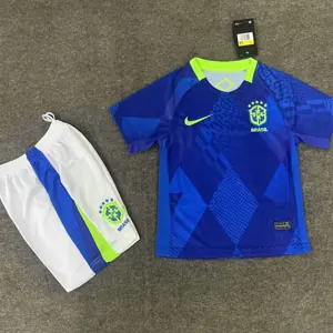 2025 Brazil Away Kid Kits Youth Apparels AAAAJersey Dropship Yupoo