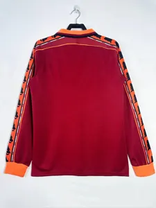 98-99 Roma Home Retro Kit Long Sleeve Shirt Soccer AAAAJersey Yupoo 4