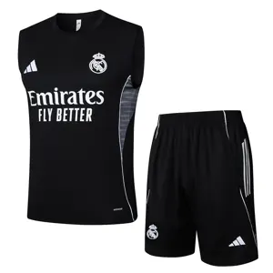 25-26 Real Madrid Black Training Vest Soccer AAAAJersey Yupoo S-2XL