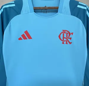 25-26 Flamengo Blue Training Kit Soccer T-Shirt AAAAJersey Supplier Yupoo 6