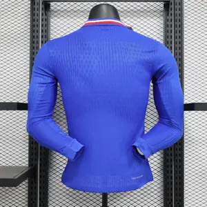 2024 France Home Long Sleeve Kit Player Version Shirt Jersey Supplier Yupoo 5