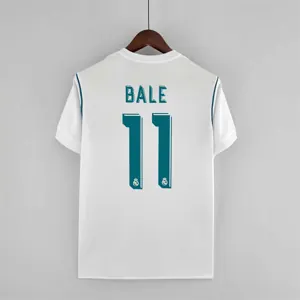 17-18 Real Madrid home white player version 13