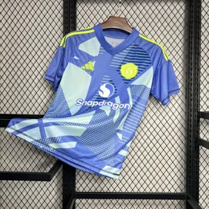24-25 Manchester United Blue GoalKeeper Kit Soccer Uniforms Soccer AAAAJersey Yupoo 4