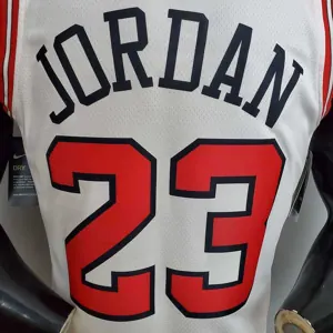 Jordan #23 Chicago Bulls white 4