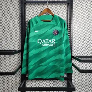 23-24 PSG Green Goalkeeper Long Sleeve