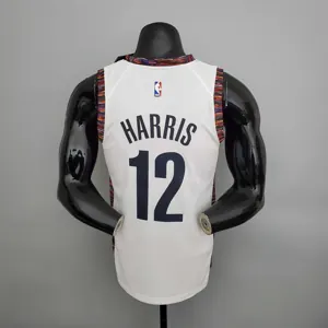 harris#12 Brooklyn Nets City version White 7