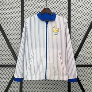 2024 France Trench Coat Reversible Blue&White Double-Sides Jacket AAAAJersey Wholesale Yupoo 2