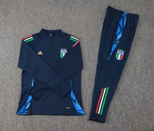 2024 Italy Long Sleeve Training Suit Football Shirts 1