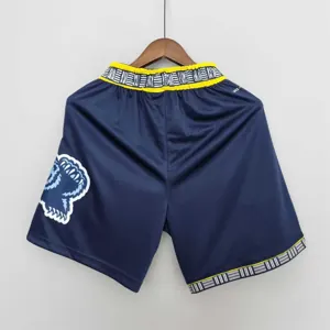 2022 Memphis Grizzlies Urban Edition Royal Blue Shorts NBA 7