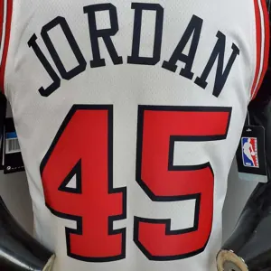 JDRDAN#45 Chicago Bulls white 1