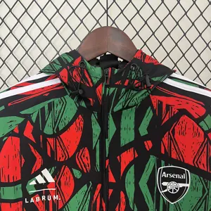 24-25 Arsenal Red&Green Windbreaker Jacket Football AAAAJersey Yupoo 4