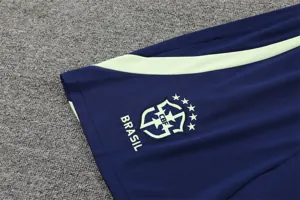 2022 Brazil Training Jersey Blue 9