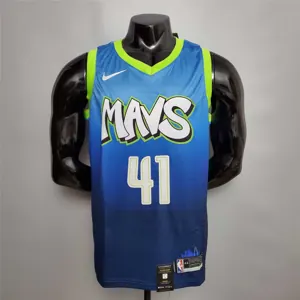 Nowitzki #41 Dallas Mavericks blue idol