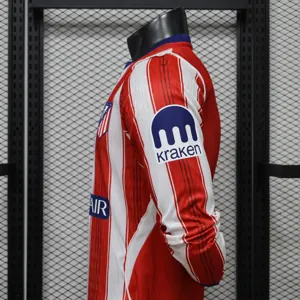 26-27 Atletico Madrid Home Kit Player Version Football Long Sleeve Shirt AAAAJersey Supply Yupoo 7 1