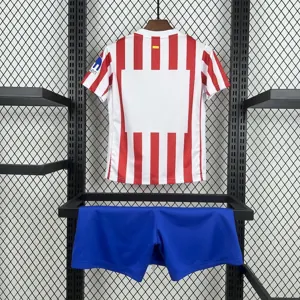 25-26 Atletico Madrid Home Kid Kits Youth Apparels AAAAJersey Supply Yupoo 5