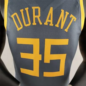 2018 DURANT #35 Golden State Warriors Grey NBA Jersey 8