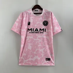 23-24 Inter Miami Limited Gris Pink Shirt Joint Edition Kit Soccer Jerseys Yupoo