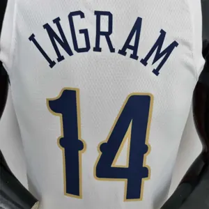 2022 New Orleans Pelicans Ingram#14 City Edition Williams #1 White NBA Jersey 2