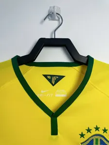 2014 Brazil Home Retro Kit Vintage T-Shirt AAAAJersey Supplier Yupoo 6