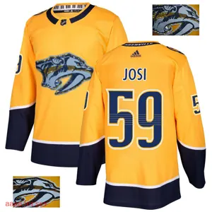 2018 Nashville Predators ice hockey jersey M-3XL 纳什维尔掠夺者队时尚亮片款冰球服 5