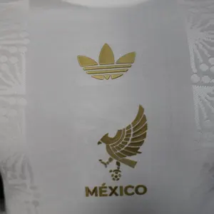 2025 Mexico Gold Cup White Long Sleeve Kit Player Version Shirt AAAAJersey Yupoo 2