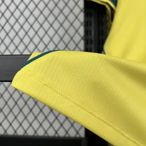 2026 World Cup Brazil Home Yellow Soccer Shirt Fan Version 11