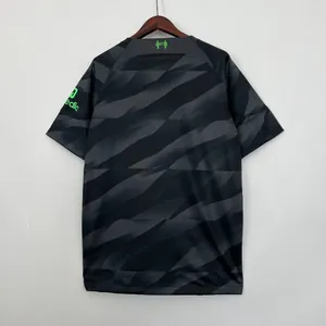 23-24 Liverpool Goalkeeper Soccer Jersey Black 1