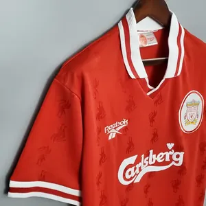 96-97 Retro Liverpool Soccer Jersey Home S-2XL 6