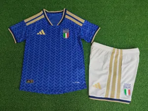 2026 World Cup Italy Home Kid Kits Player Version Children Sets AAAAJersey Supplier Yupoo