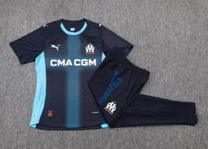 25-26 Marseille Away Player Version Training Kits Football Tracksuits 1