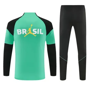 2026 Brazil Mens Kit Football Aldult Training Long Sleeve Tracksuit Yupoo 5 4