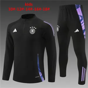 2024 Germany Kids Long Sleeve Training Suit Football Shirts