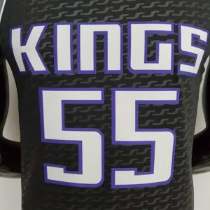 75th Anniversary Williams#55 Jordan Kings Black NBA Jersey 3