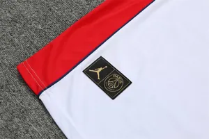 22-23 PSG training suit short sleeve kit White Blue Red 9