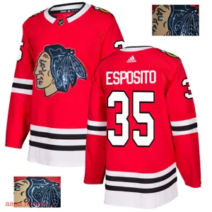 2018 Chicago Blackhawks ice hockey jersey M-3XL 芝加哥黑鹰队时尚亮片款冰球服 4