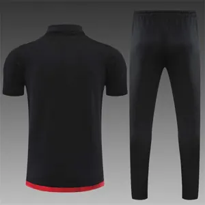 AC Milan Polo blackred Team Badge 2