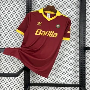 92-94 Roma Home Retro Kit Vintage Shirt AAAAJersey Supplier Yupoo