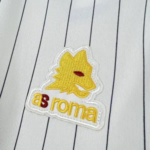 25-26 AS Roma Casual Retro Style Football White Shirt AAAAJersey Yupoo 4