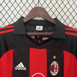 01-02 AC Milan Home Retro Kit Soccer Uniform AAAAJerseys Dropshipping Yupoo 4