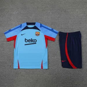 22-23 Barcelona training suit short sleeve kit blue - 3 15