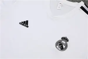 22-23 Real Madrid Training Jersey White 3