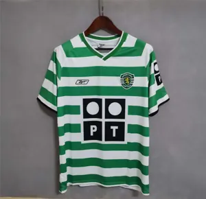 03-04 Sporting Lisbon Home Retro Kit Vintage Shirt Football Jerseys Yupoo 5