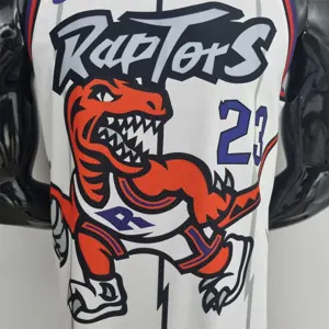 Toronto Raptors VANVLEET#23 White NBA Jersey 7