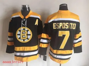 Boston Bruins retro ice hockey jersey M-3XL 波士顿棕熊队复古冰球服 5