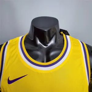 Bryant #24 Lakers Round neck yellow 6