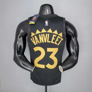2021 VANVLEET#23 Raptors black gold 5