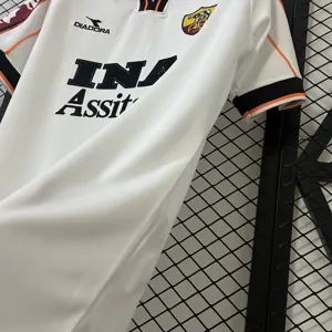 98-99 Roma Away Retro Kit Vintage Shirt AAAAJersey Dropship Yupoo 4