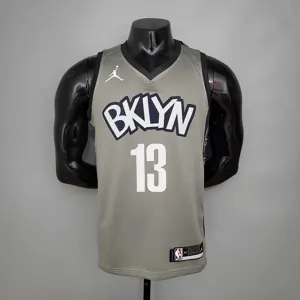 Harden#13 Brooklyn Nets City Edition Gray