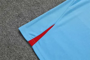22-23 Barcelona training suit short sleeve kit blue - 3 7