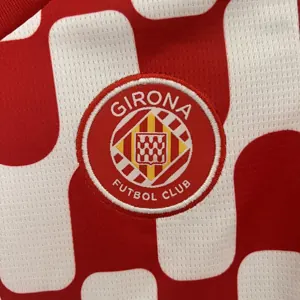 24-25 Girona Home Kid Kits Youth Apparels Football AAAAJersey Yupoo 6